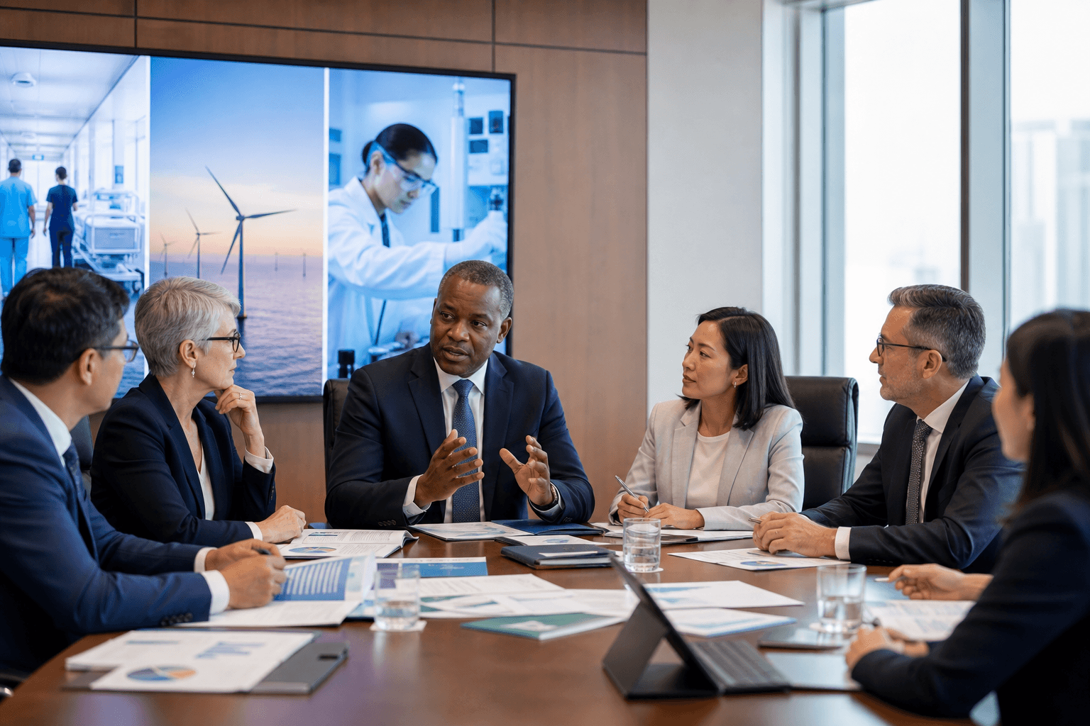 Sector stakeholders from government, healthcare, and industry in a joint program