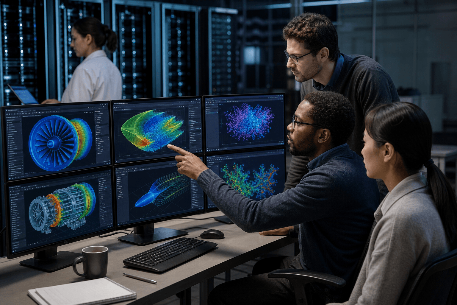 Scientists running multiphysics simulation on high-performance computing systems